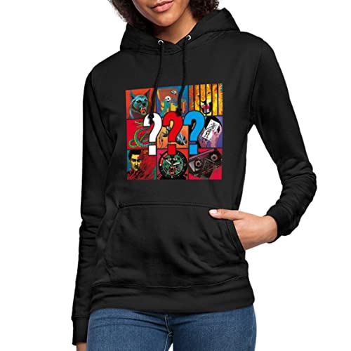 Spreadshirt Die DREI Fragezeichen Covermotive Frauen Hoodie, XXL, Schwarz von Spreadshirt