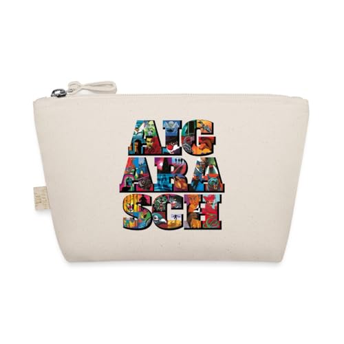 Spreadshirt Die DREI Fragezeichen Jubiläumsdesign AIGA Rasch Täschchen, One Size, Natur von Spreadshirt