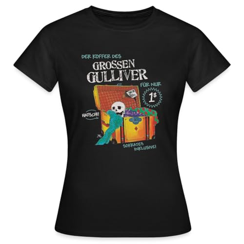 Spreadshirt Die DREI Fragezeichen Team DREI Fragezeichen Frauen T-Shirt, XL, Schwarz von Spreadshirt