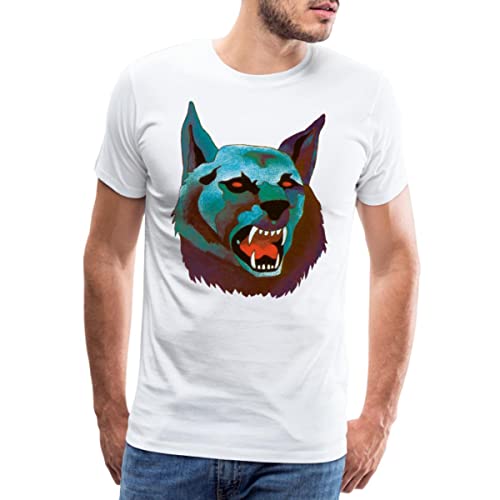 Spreadshirt Die DREI Fragezeichen ??? Und Der Karpatenhund Cover Männer Premium T-Shirt, S, weiß von Spreadshirt