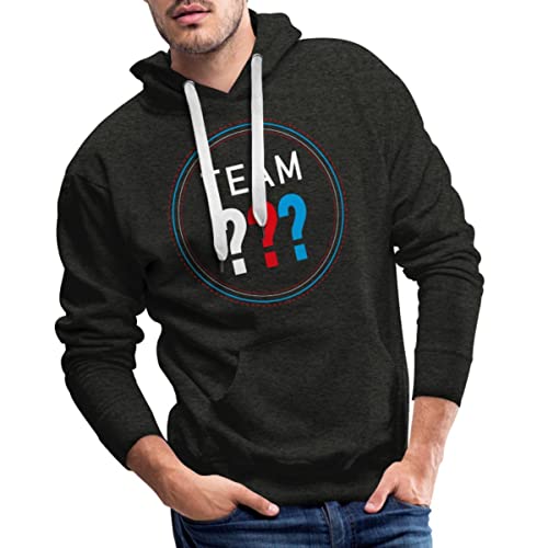 Spreadshirt Die DREI ??? Team DREI Fragezeichen Männer Premium Hoodie, XXL, Anthrazit von Spreadshirt