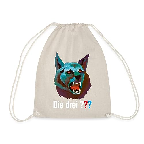 Spreadshirt Die Drei ??? Der Karpatenhund Turnbeutel, One size, Natur von Spreadshirt