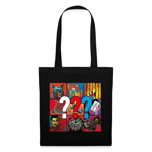 Spreadshirt Die Drei Fragezeichen Covermotive Einkaufstasche, One size, Schwarz von Spreadshirt