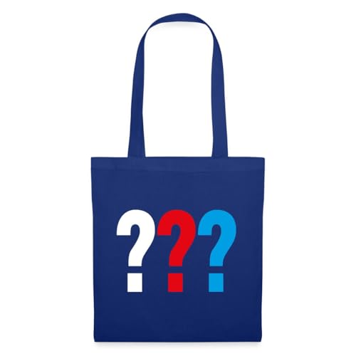 Spreadshirt Die Drei Fragezeichen Logo Einkaufstasche, One size, Royalblau von Spreadshirt