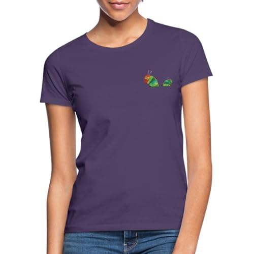 Spreadshirt Die Kleine Raupe Nimmersatt Frauen T-Shirt, L, Dunkellila von Spreadshirt