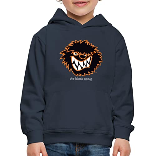 Spreadshirt Die Wilden Kerle Kerl Porträt Kinder Premium Hoodie, 122/128 (7-8 Jahre), Navy von Spreadshirt