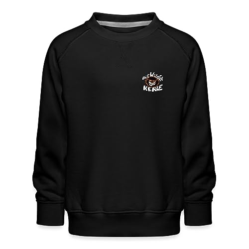 Spreadshirt Die Wilden Kerle Kleines Logo Kinder Premium Pullover, 152/164 (12-14 Jahre), Schwarz von Spreadshirt