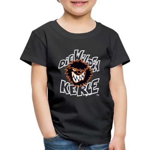 Spreadshirt Die Wilden Kerle Logo Wild Kinder Premium T-Shirt, 122/128 (6 Jahre), Schwarz von Spreadshirt