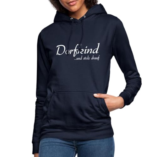 Spreadshirt Dorfkind Geschenk Geschenkidee Witzig Frauen Hoodie, S, Navy Spreadshirt Dorfkind Geschenk Geschenkidee Witzig Frauen Hoodie, S, Navy von Spreadshirt