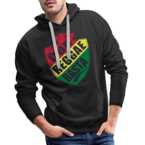 Spreadshirt Dub Reggae Rasta Männer Premium Hoodie, L, Schwarz von Spreadshirt