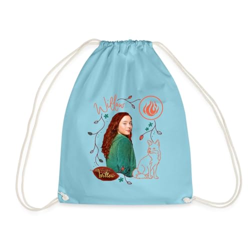 Spreadshirt Ein Mädchen Namens Willow Willow Mit Fuchs Rufus Turnbeutel, One size, Aqua von Spreadshirt