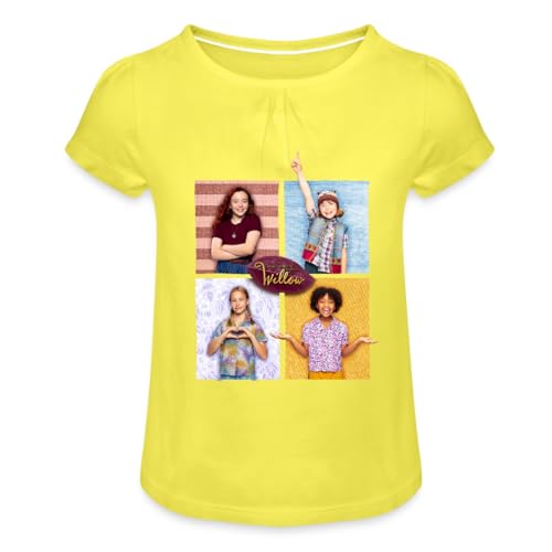Spreadshirt Ein Mädchen Namens Willow Willow & Ihre Freunde Mädchen T-Shirt mit Raffungen, 4 Jahre, Gelb Spreadshirt Ein Mädchen Namens Willow Willow & Ihre Freunde Mädchen T-Shirt mit Raffungen, 4 Jahre, Gelb von Spreadshirt