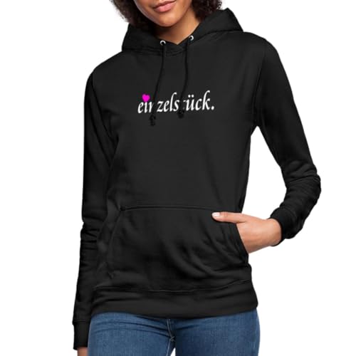 Spreadshirt Einzelstück Mit Herz Frauen Hoodie, XL, Schwarz von Spreadshirt