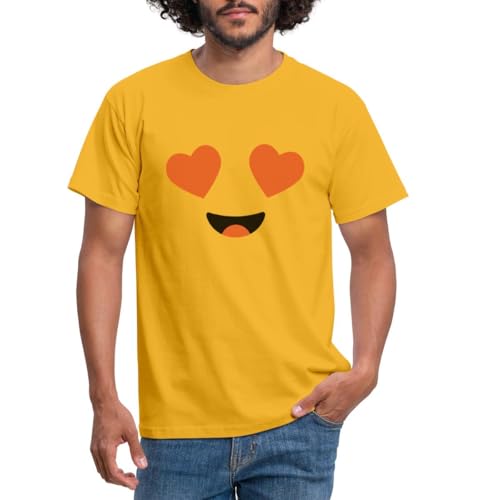 Spreadshirt Emoticon Herzaugen Kostüm Karneval Gruppenkostüm Männer T-Shirt, XXL, Gelb Spreadshirt Emoticon Herzaugen Kostüm Karneval Gruppenkostüm Männer T-Shirt, XXL, Gelb von Spreadshirt