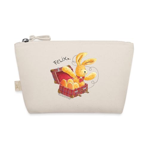 Spreadshirt Felix der Hase im Reiskoffer Täschchen, One size, Natur von Spreadshirt
