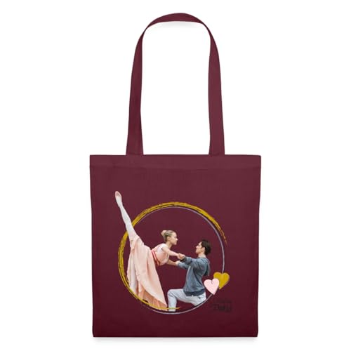 Spreadshirt Find me in Paris Lena und Max Einkaufstasche, One size, Burgunderrot von Spreadshirt