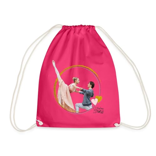 Spreadshirt Find me in Paris Lena und Max Turnbeutel, One size, Fuchsia von Spreadshirt