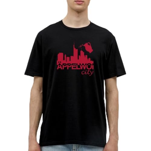 Spreadshirt Frankfurt Äppelwoi City Apfelwein Männer T-Shirt, XL, Schwarz von Spreadshirt