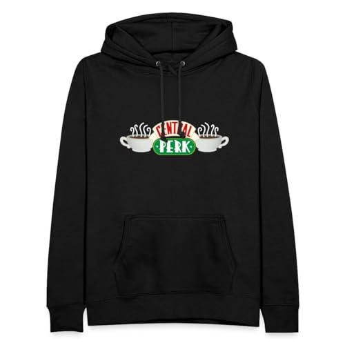 Spreadshirt Friends Central Perk Frauen Hoodie, L, Schwarz von Spreadshirt