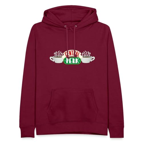 Spreadshirt Friends Central Perk Frauen Hoodie, L, Bordeaux von Spreadshirt