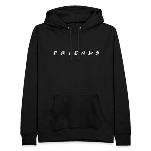 Spreadshirt Friends Logo Frauen Hoodie, M, Schwarz von Spreadshirt