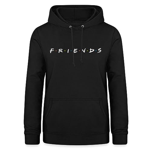 Spreadshirt Friends Logo Frauen Hoodie, XXL, Schwarz von Spreadshirt