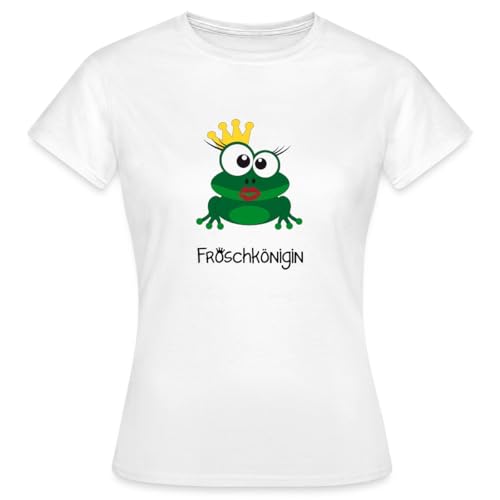 Spreadshirt Froschkönigin Kostüm Märchen Frauen T-Shirt, M, Weiß Spreadshirt Froschkönigin Kostüm Märchen Frauen T-Shirt, M, Weiß von Spreadshirt
