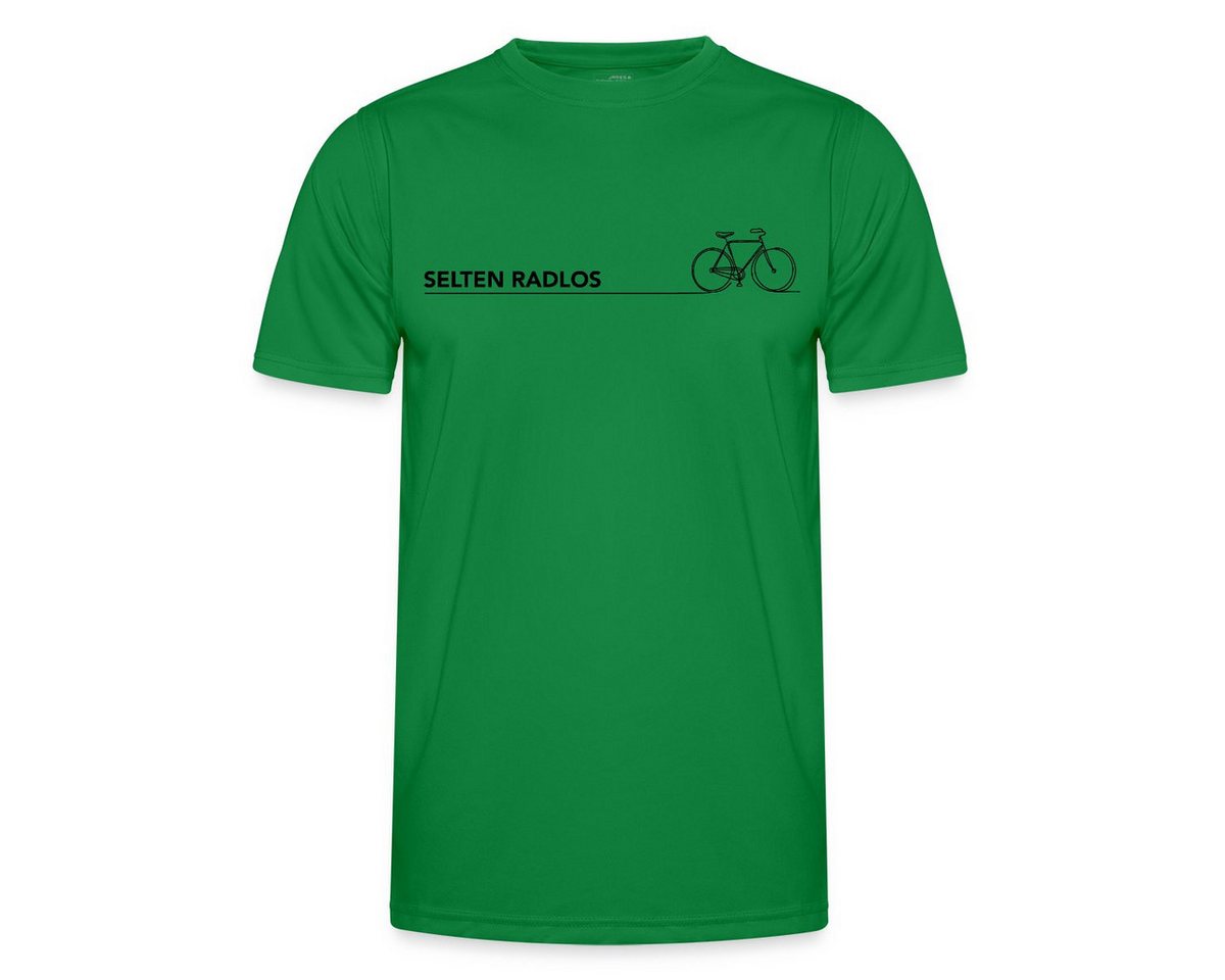 Spreadshirt Funktionsshirt Selten Radlos Minimalistisch Fahrrad Spruch Männer Funktions-T-Shirt (1-tlg) von Spreadshirt