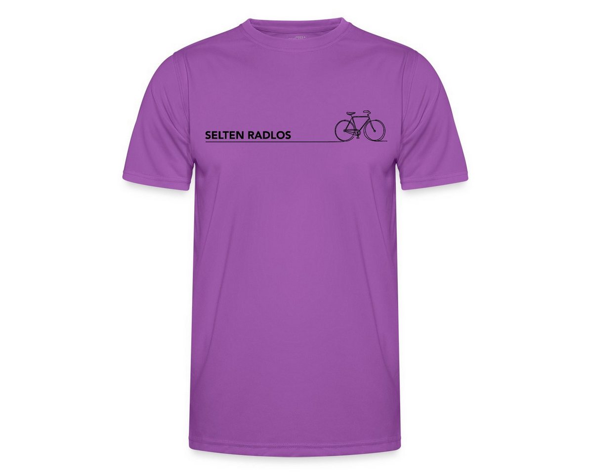 Spreadshirt Funktionsshirt Selten Radlos Minimalistisch Fahrrad Spruch Männer Funktions-T-Shirt (1-tlg) von Spreadshirt