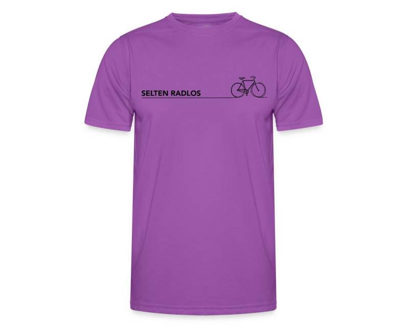 Spreadshirt Funktionsshirt Selten Radlos Minimalistisch Fahrrad Spruch Männer Funktions-T-Shirt (1-tlg) von Spreadshirt