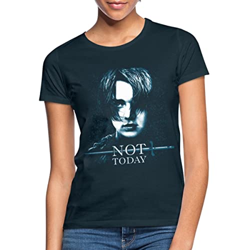 Spreadshirt Game of Thrones Arya Stark Not Today Frauen T-Shirt, M, Navy von Spreadshirt