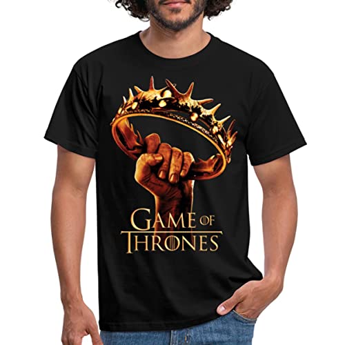 Spreadshirt Game of Thrones Logo Männer T-Shirt, 4XL, Schwarz von Spreadshirt