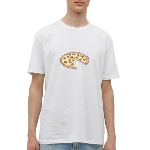 Spreadshirt Ganze Pizza Partnerlook Männer T-Shirt, 3XL, weiß von Spreadshirt