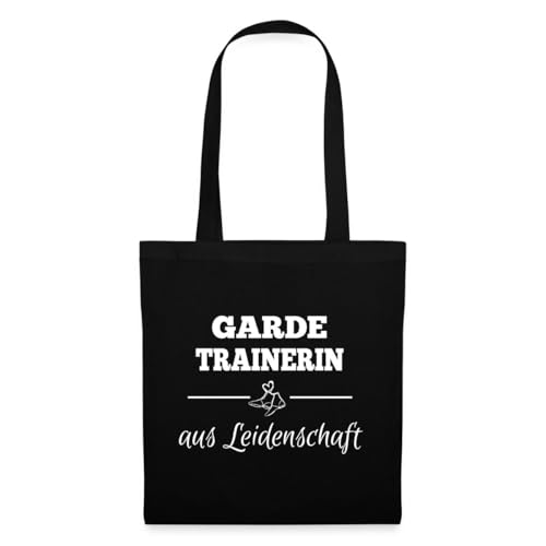 Spreadshirt Gardetrainerin Aus Leidenschaft Tanzmariechen Gardetanz Einkaufstasche, One size, Schwarz von Spreadshirt