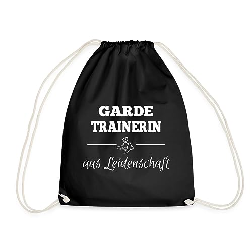 Spreadshirt Gardetrainerin Aus Leidenschaft Tanzmariechen Gardetanz Turnbeutel, One size, Schwarz von Spreadshirt