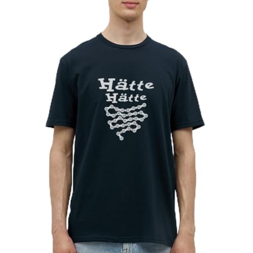 Spreadshirt Hätte Hätte Fahrradkette Männer T-Shirt, L, Navy von Spreadshirt