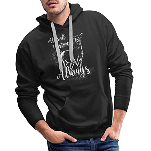 Spreadshirt Harry Potter After All This Time Always Männer Premium Hoodie, 4XL, Schwarz von Spreadshirt