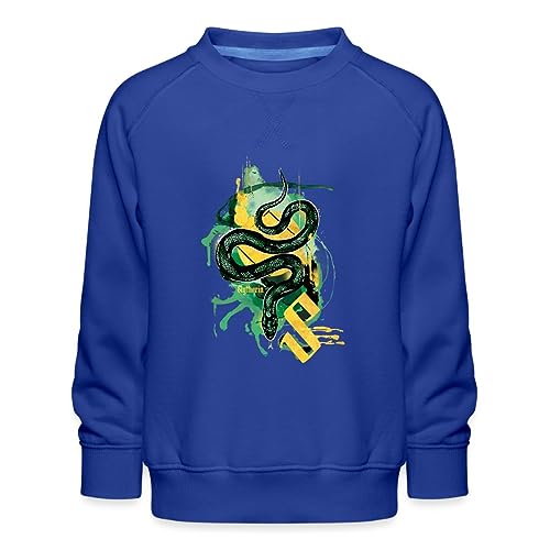 Spreadshirt Harry Potter Haus Slytherin Schlange Kinder Premium Pullover, 152/164 (12-14 Jahre), Royalblau von Spreadshirt