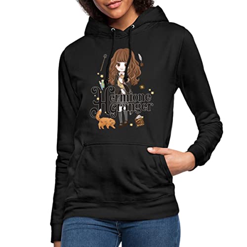 Spreadshirt Harry Potter Hermine Granger Frauen Hoodie, S, Schwarz von Spreadshirt