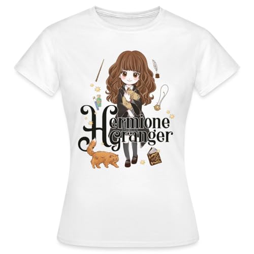 Spreadshirt Harry Potter Hermine Granger Chibi Frauen T-Shirt, S, Weiß Spreadshirt Harry Potter Hermine Granger Chibi Frauen T-Shirt, S, Weiß von Spreadshirt