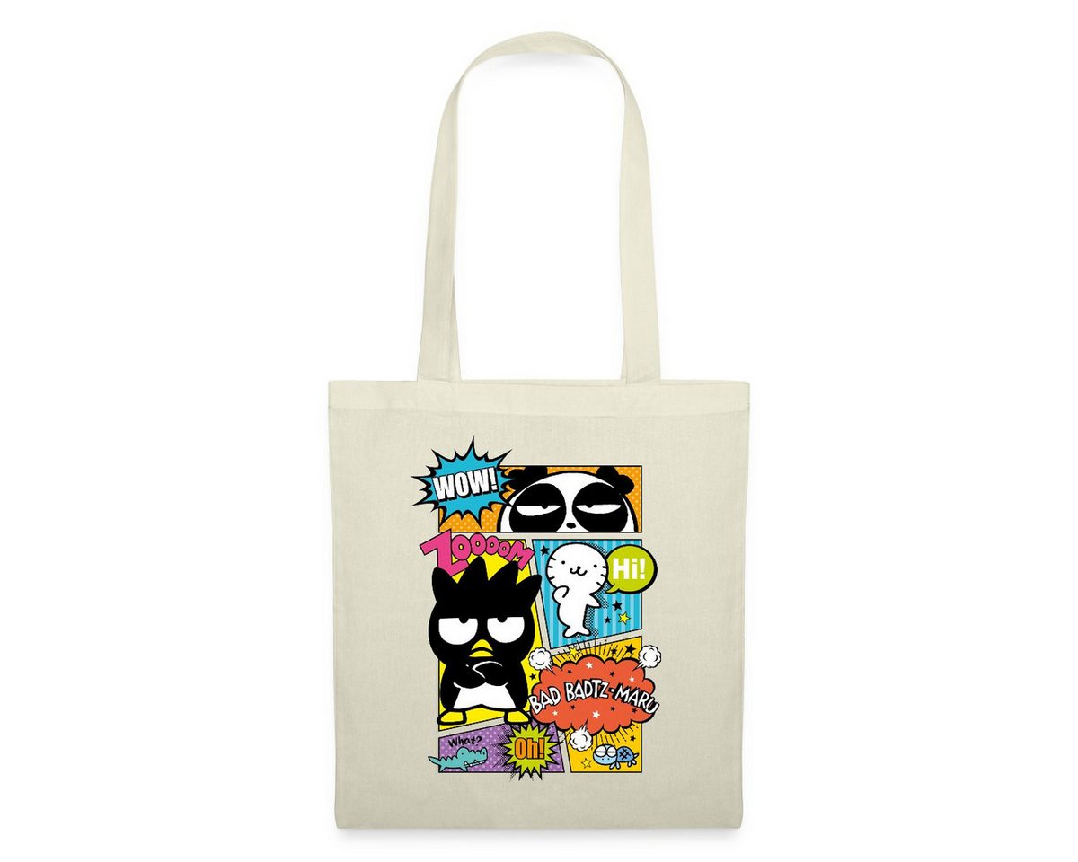 Spreadshirt Henkeltasche Bad Badtz-Maru Mit Freunden Im Comic Stil Stoffbeutel (1-tlg) von Spreadshirt