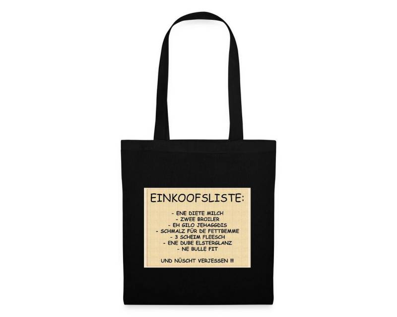 Spreadshirt Henkeltasche Einkaufsliste sächsich Stoffbeutel (1-tlg) von Spreadshirt