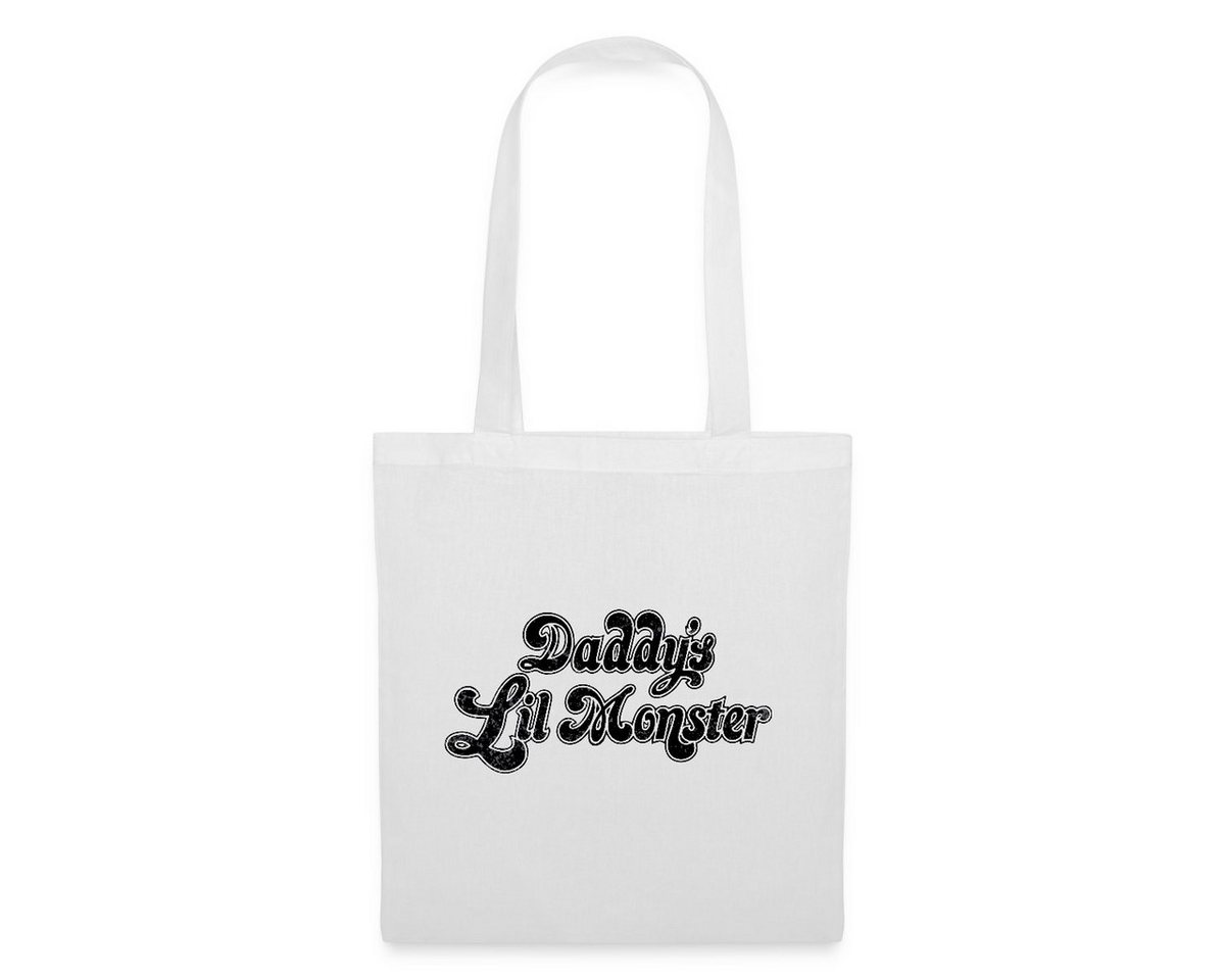 Spreadshirt Henkeltasche Harley Quinn Daddy's Lil Monster Stoffbeutel (1-tlg) von Spreadshirt