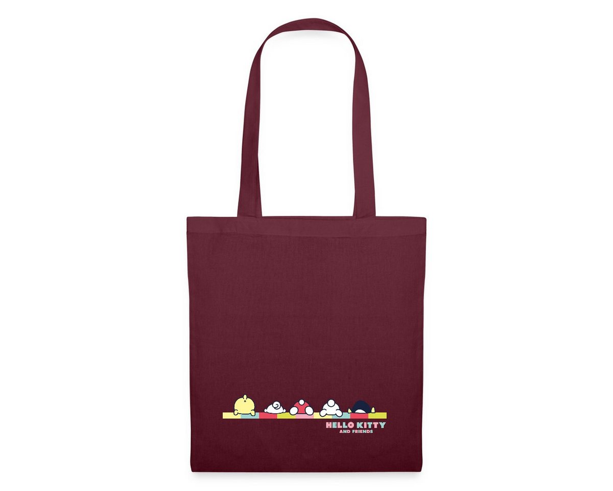 Spreadshirt Henkeltasche Hello Kitty And Friends Pose Stoffbeutel (1-tlg) von Spreadshirt