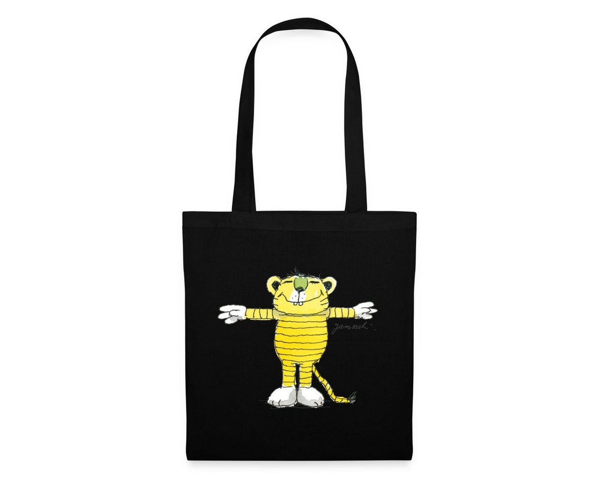 Spreadshirt Henkeltasche Janosch Tiger Pose Stoffbeutel (1-tlg) von Spreadshirt