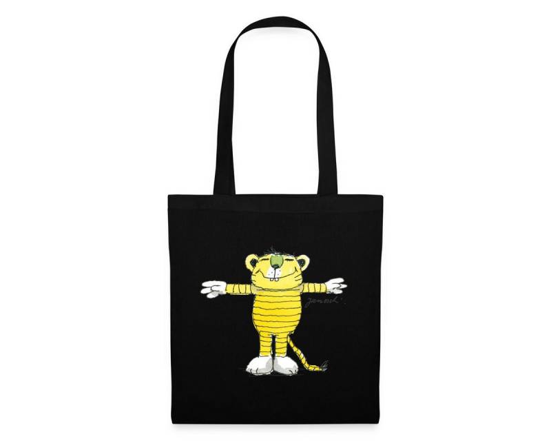 Spreadshirt Henkeltasche Janosch Tiger Pose Stoffbeutel (1-tlg) von Spreadshirt