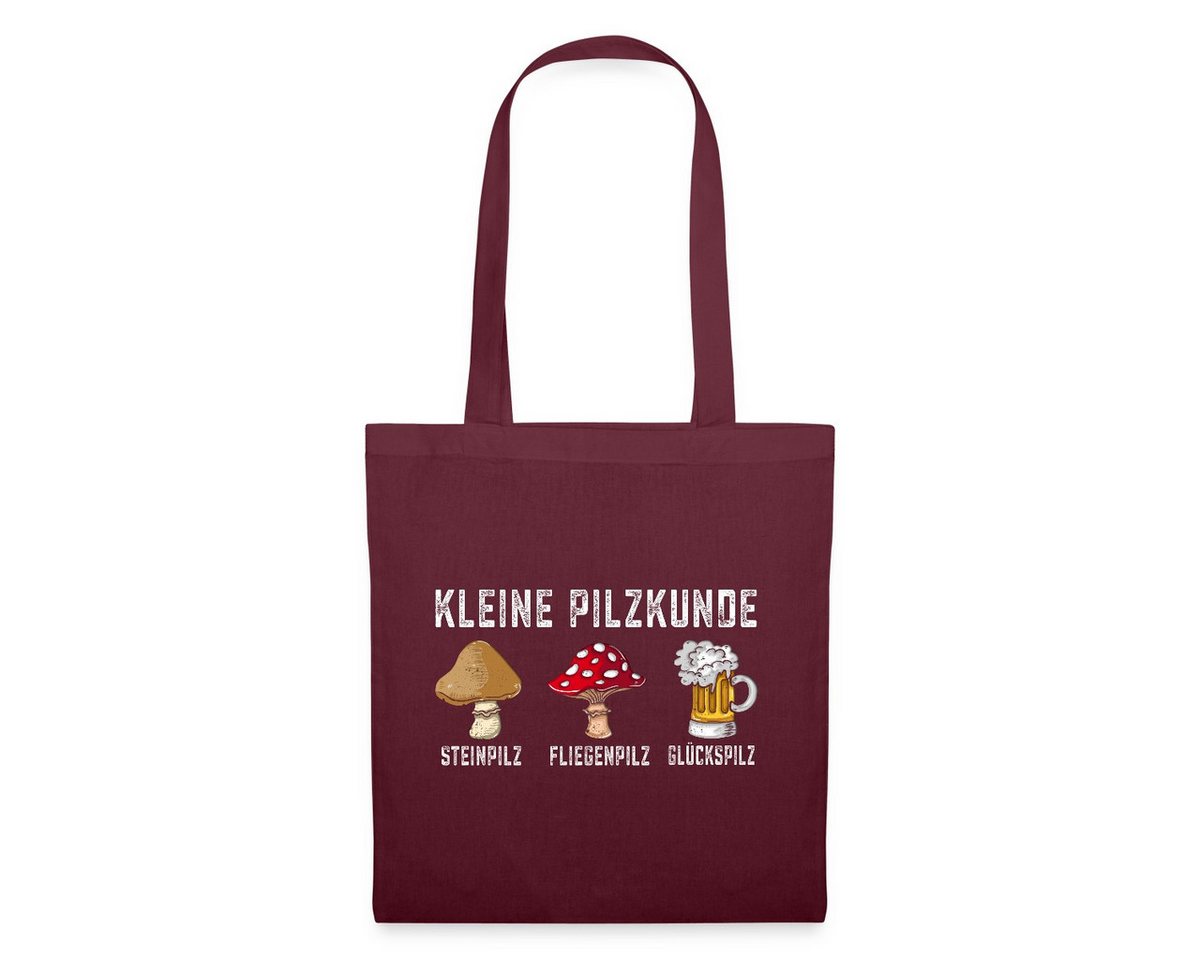 Spreadshirt Henkeltasche Kleine Pilzkunde Bier Geschenk Biergeschenke Für Männer Stoffbeutel (1-tlg) von Spreadshirt
