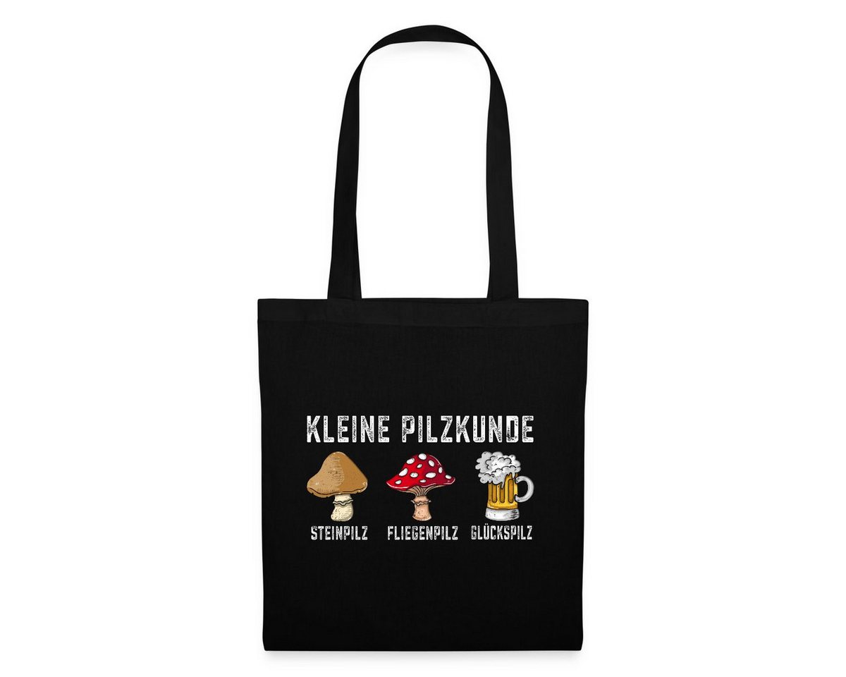 Spreadshirt Henkeltasche Kleine Pilzkunde Bier Geschenk Biergeschenke Für Männer Stoffbeutel (1-tlg) von Spreadshirt