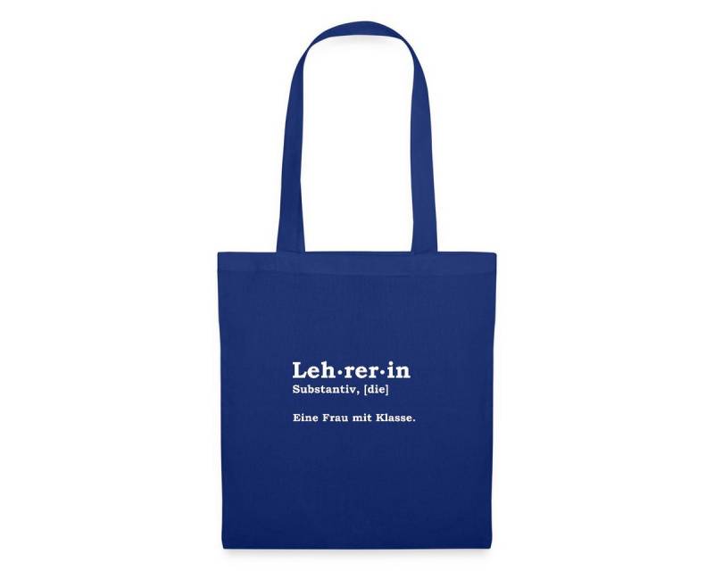 Spreadshirt Henkeltasche Lehrerin Abschiedsgeschenk Grundschule Eine Frau Mit Klasse Stoffbeute (1-tlg) von Spreadshirt