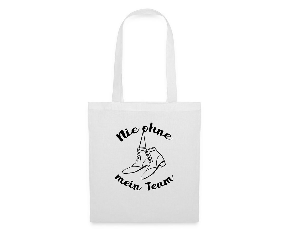 Spreadshirt Henkeltasche Nie Ohne Mein Team Garde Tanzen Stoffbeutel (1-tlg) von Spreadshirt